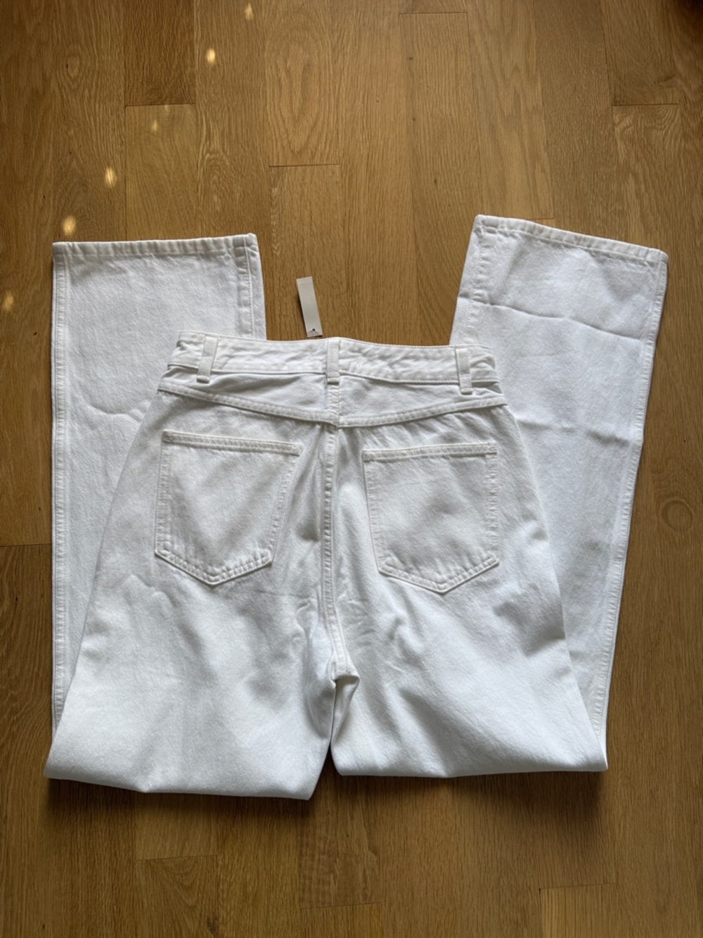 Madewell White Straight-Leg Women’s Jeans - Picture 4 of 5